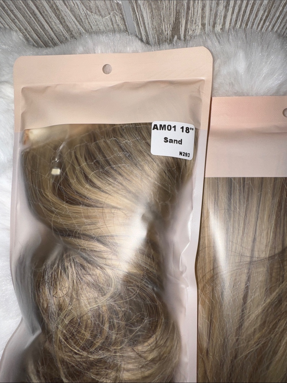 Sand Blonde Clip-In Extensions – Natural Sand - Picture 4 of 8